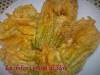 fiori di zucca alla birra